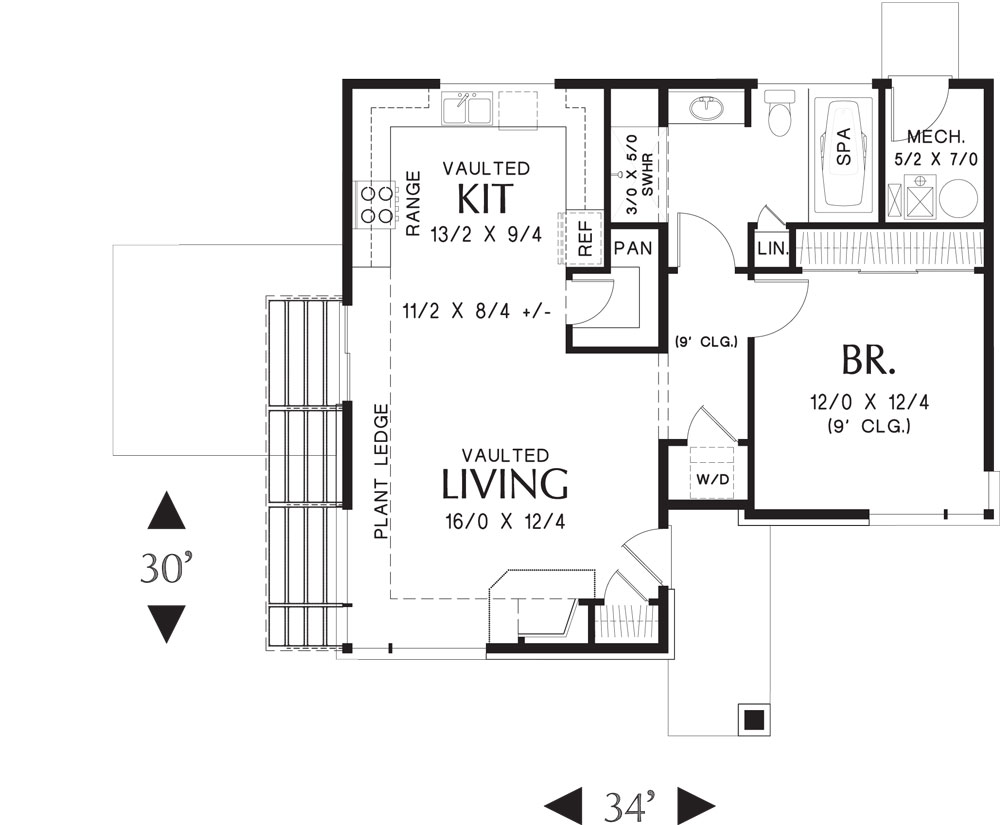 First Floor Plan image of Folkstone House Plan