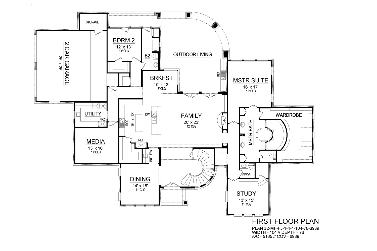 First Floor image of Vatican House Plan