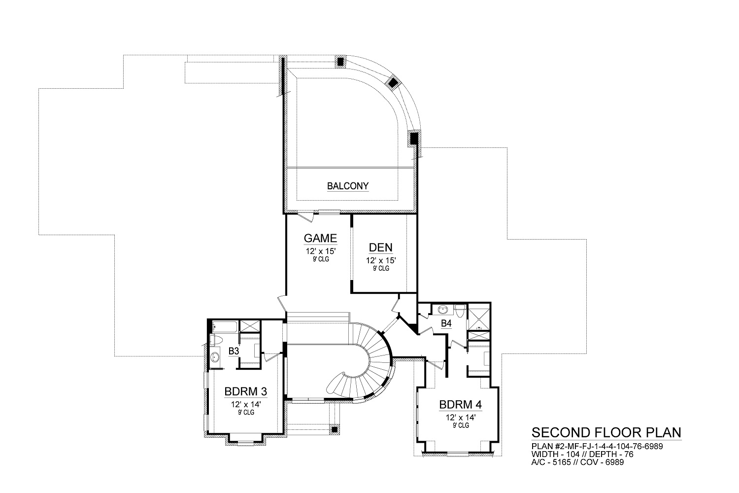 Second Floor image of Vatican House Plan