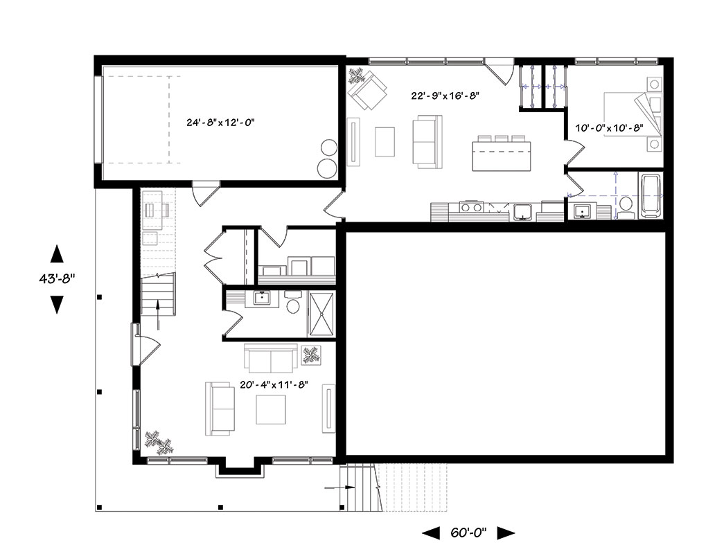 Basement image of Laeticia House Plan