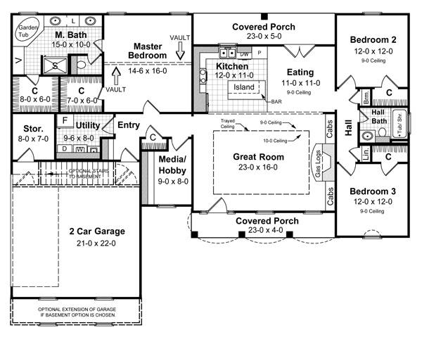 Floorplan image of The Remington House Plan