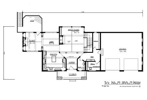 Main Floor Plan image of The North Shore House Plan