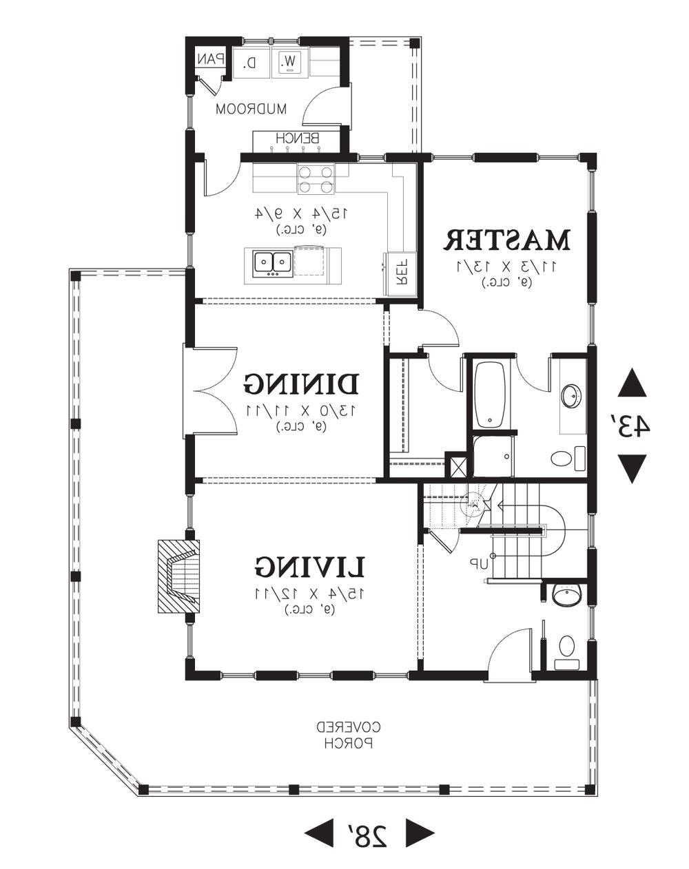 First Floor image of Redding House Plan
