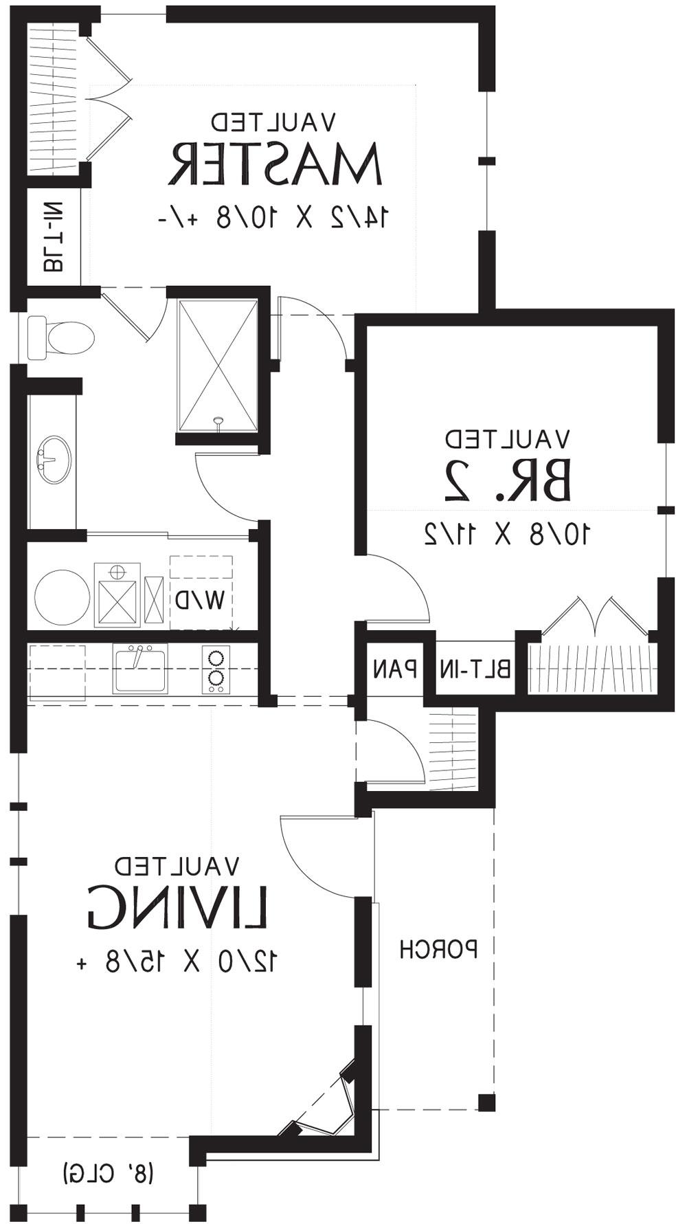 1st Floor Plan image of Hollis House Plan