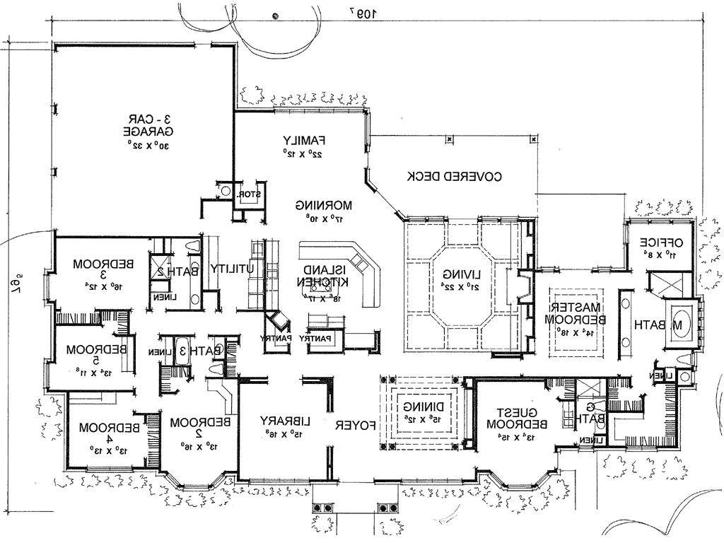First Floor Plan image of The Valdosta House Plan