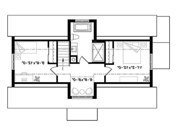 Second level image of Magnolia House House Plan