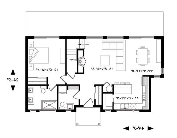 First level image of Magnolia House House Plan