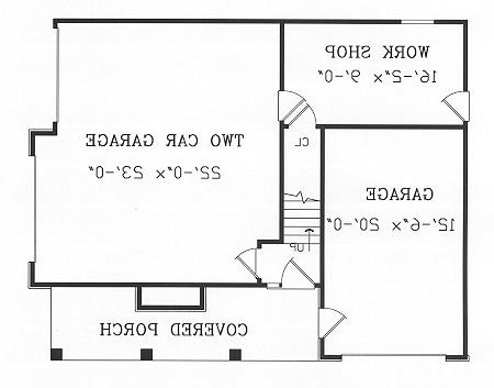 First Floor Plan image of HIGHPOINT House Plan