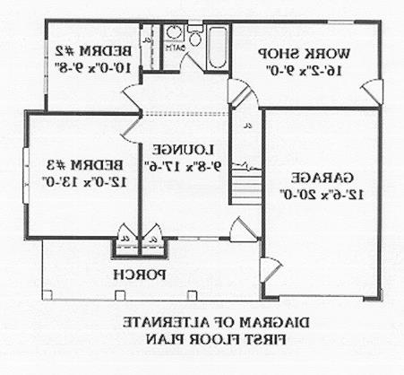 Optional Floor Plan image of HIGHPOINT House Plan
