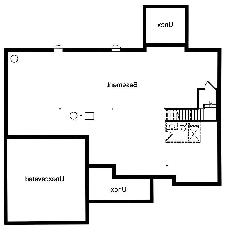 Basement Plan image of Southwood House Plan