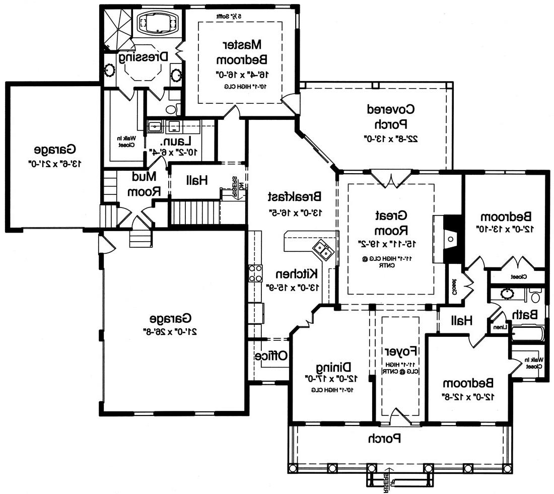 1st Floor Plan image of Cecelia House Plan