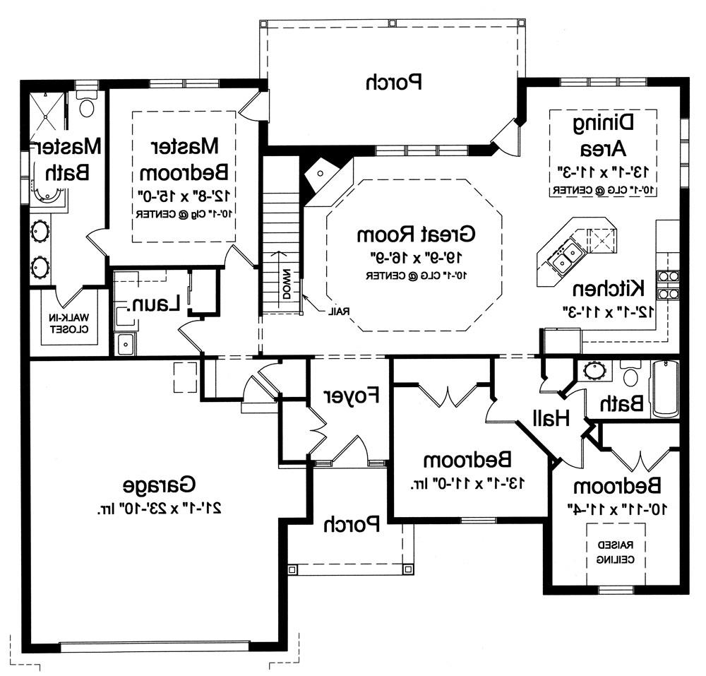 1st Floor Plan image of Shadowglen House Plan