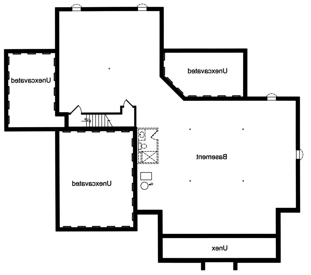 Basement Floor Plan image of Cecelia House Plan