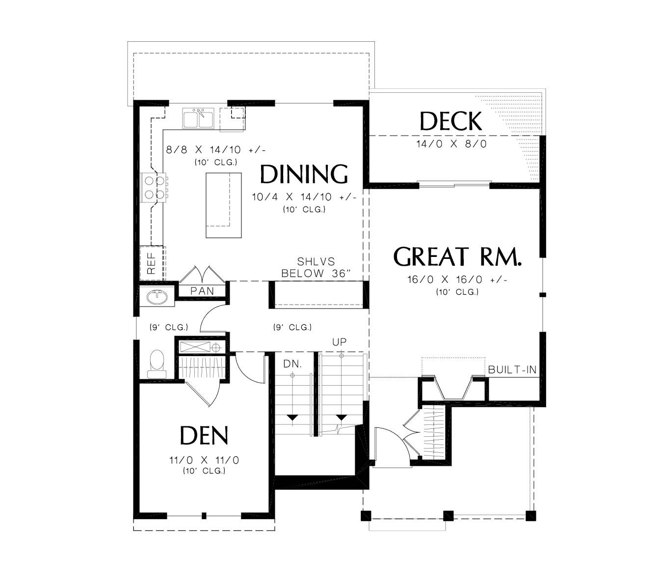 Main Floor Plan image of Newbury House Plan