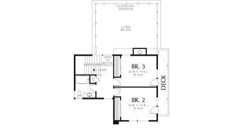 Second Floor Plan image of Acushnet House Plan