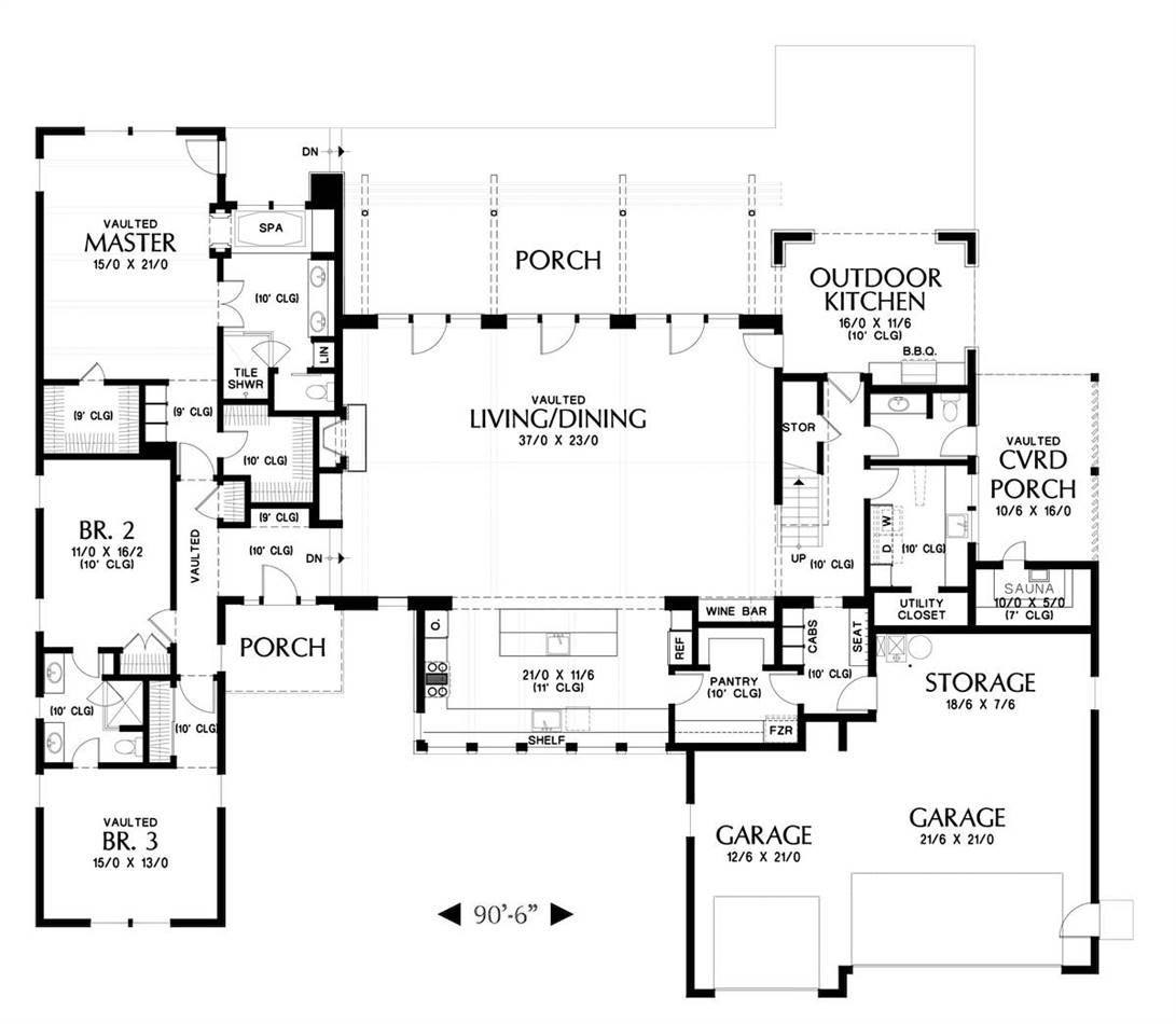 Main Floor Plan image of Mashville House Plan