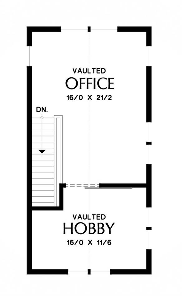Upper Floor Plan image of Mashville House Plan