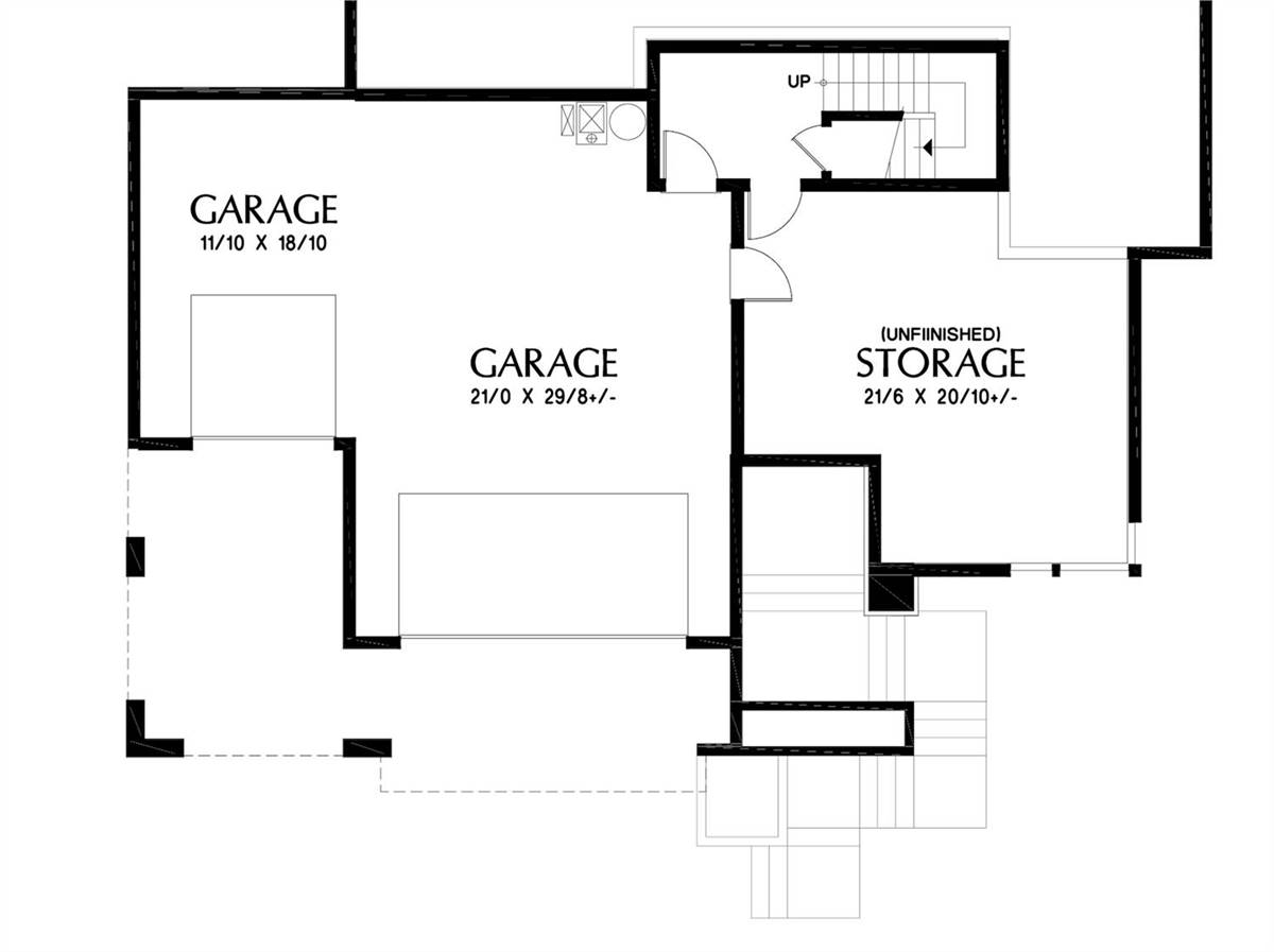 Lower Level image of NW Wonder House Plan