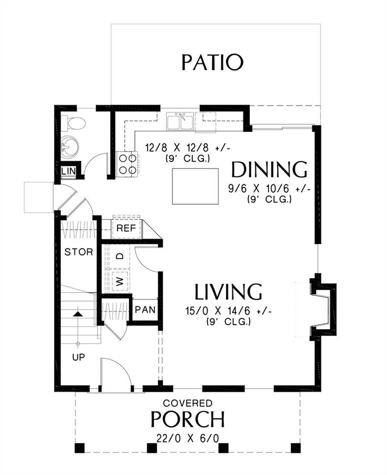 Main Floor Plan image of Williamsburg House Plan