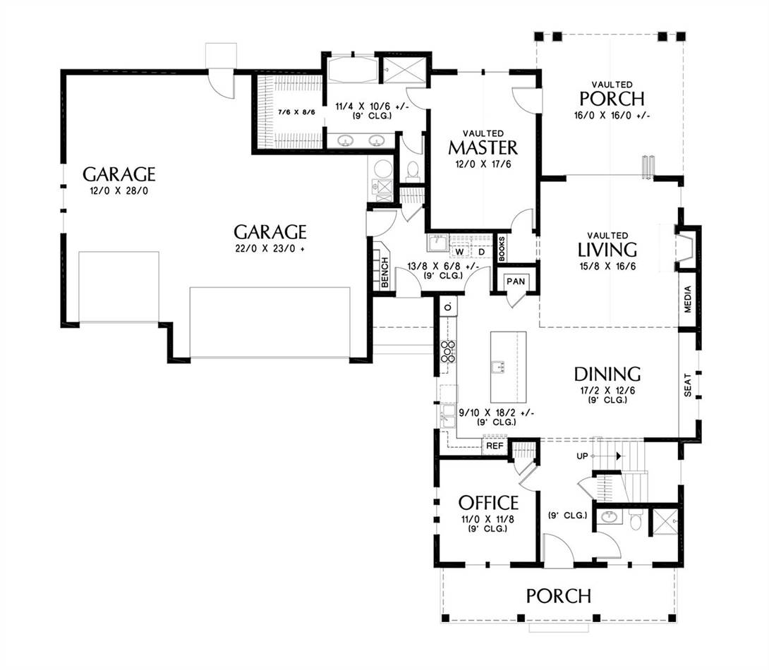 Main Floor Plan image of Alerus House Plan
