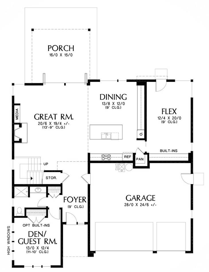 Main Floor Plan image of Florida House Plan