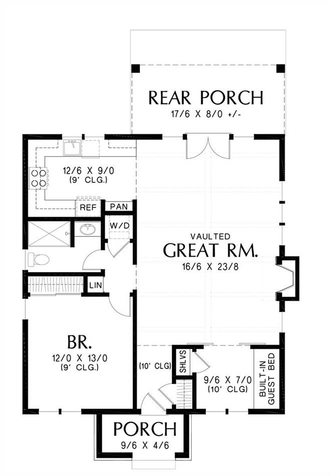 Main Floor Plan image of Sturbridge House Plan