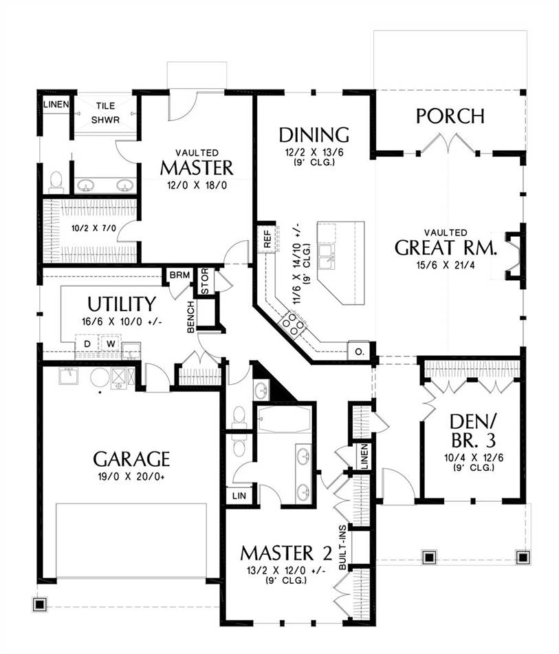 Main Floor Plan image of Julia House Plan