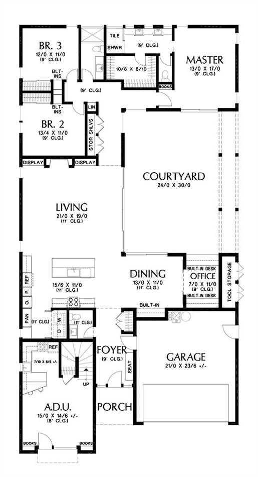 Main Floor Plan image of Lakeshore House Plan