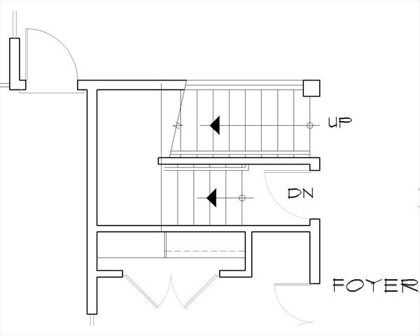 Basement Stair Location image of Pownal House Plan