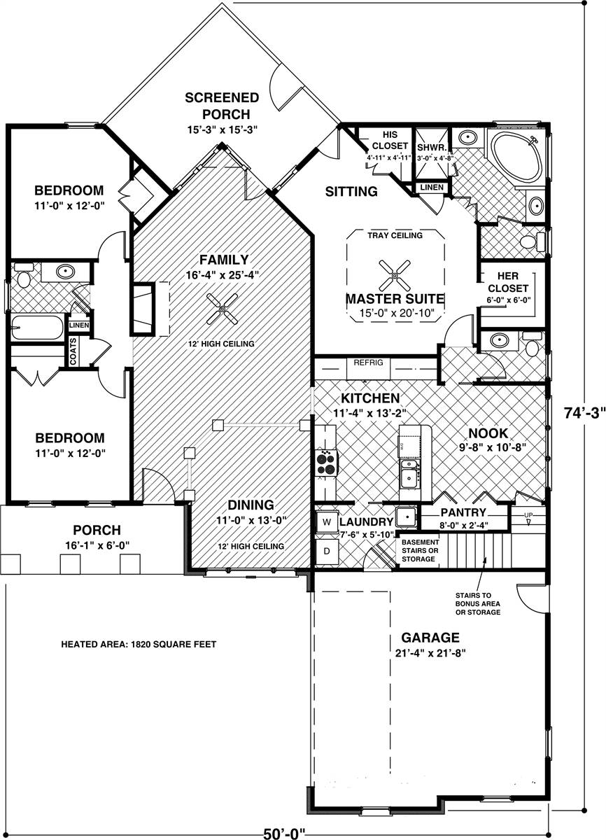 1st Floor image of The Aberdeen House Plan