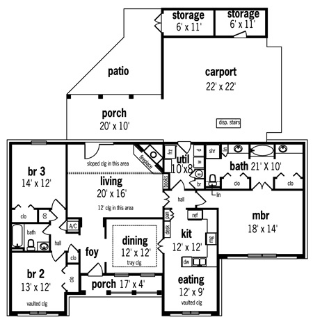 First Floor Plan image of Yorkshire-1834 House Plan