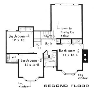 second floor image of Plan 5639