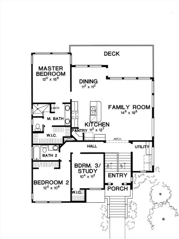 Second Floor Plan image of The Waimea House Plan