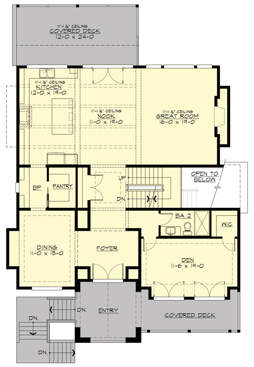 Main Floor Plan image of Loganberry House Plan