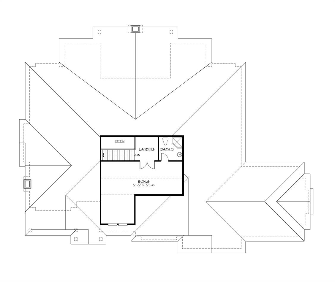 2nd Floor Plan image of Homedale Valley House Plan