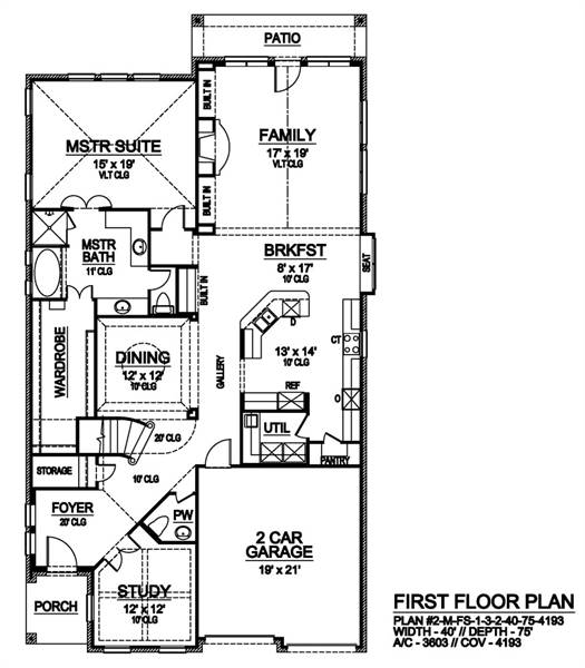 First Floor image of Ruby Peak House Plan