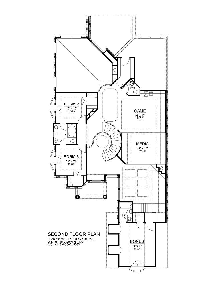 Second Floor image of Sherry Lane House Plan