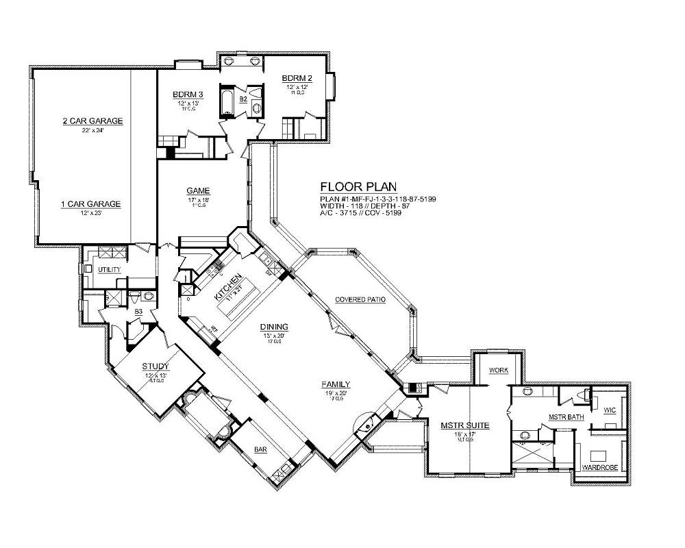 First Floor image of Park City House Plan