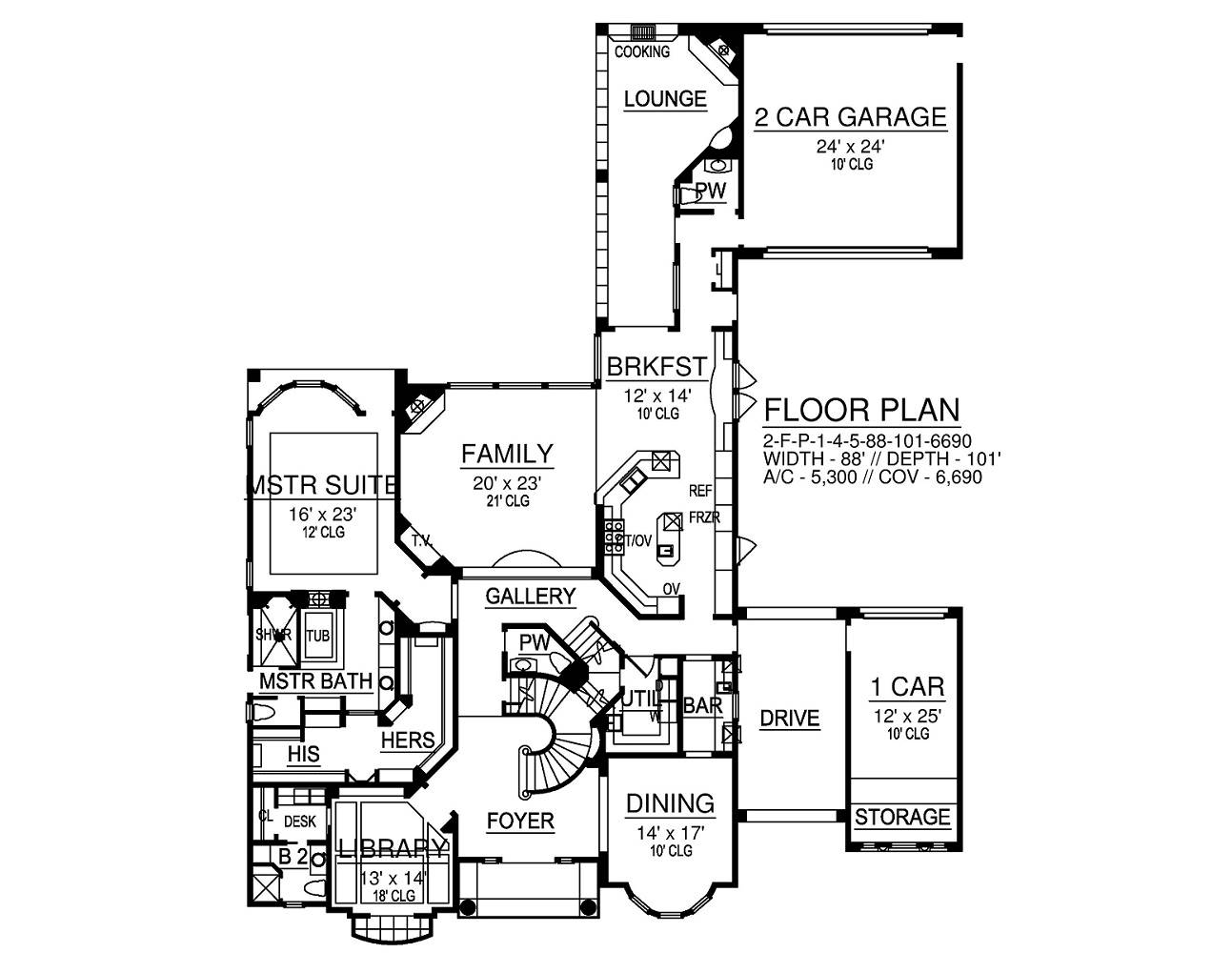 First Floor image of Montreaux House Plan