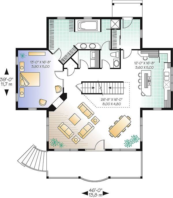 First level image of Vistas 4 House Plan