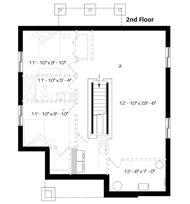Basement image of Camille House Plan