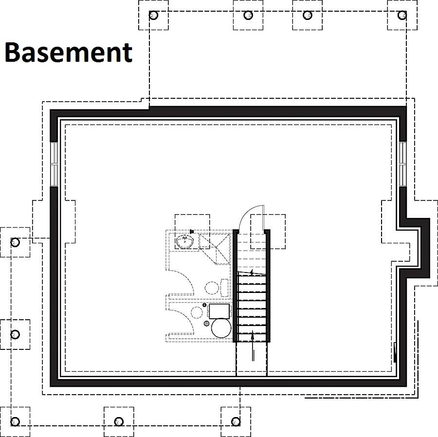 Basement image of Beausejour 4 House Plan