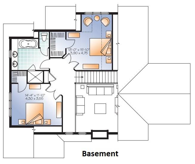 2nd Floor Plan image of Discovery Ridge House Plan