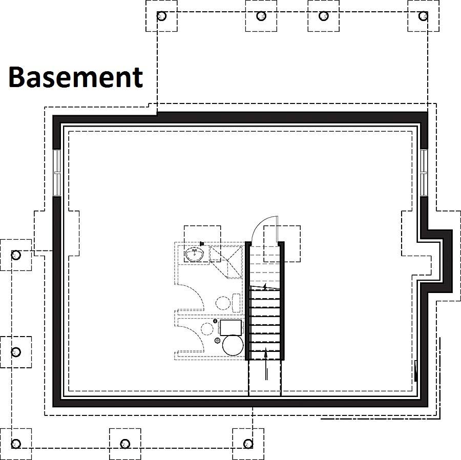 Basement image of Beausejour 3 House Plan