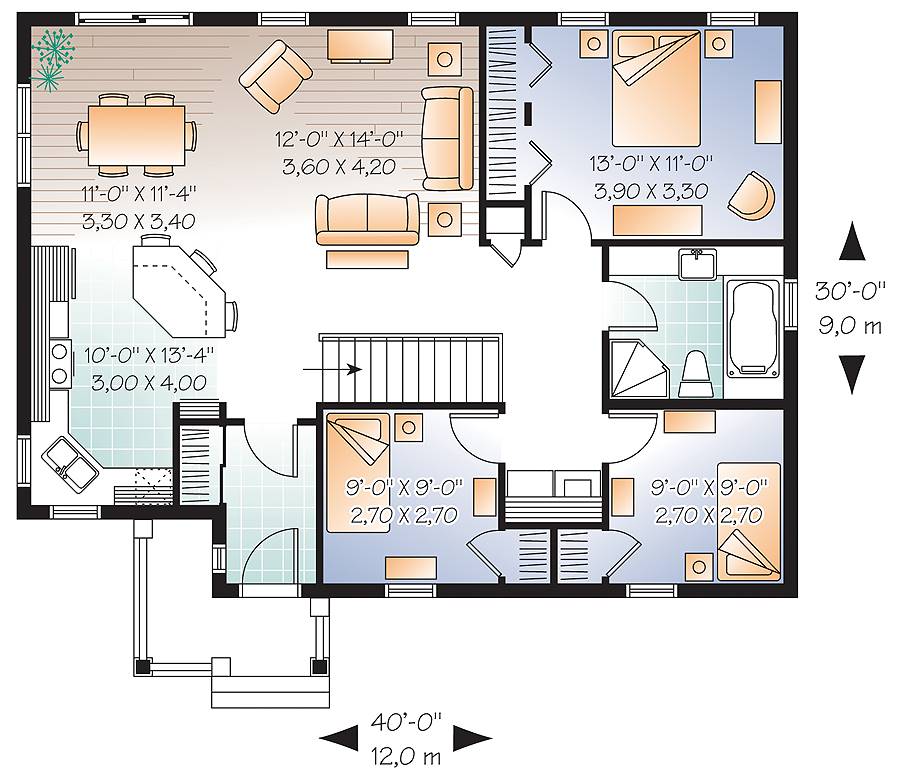 1st Floor Plan image of Erindale House Plan