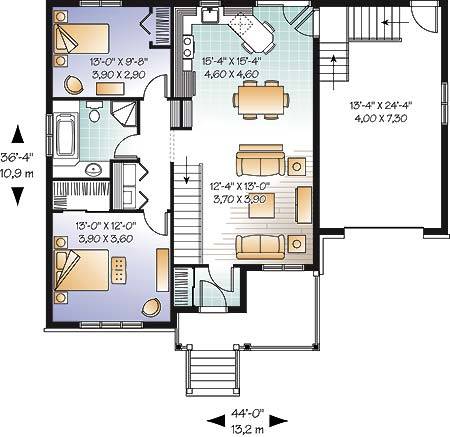 1st Floor Plan image of Crocus House Plan