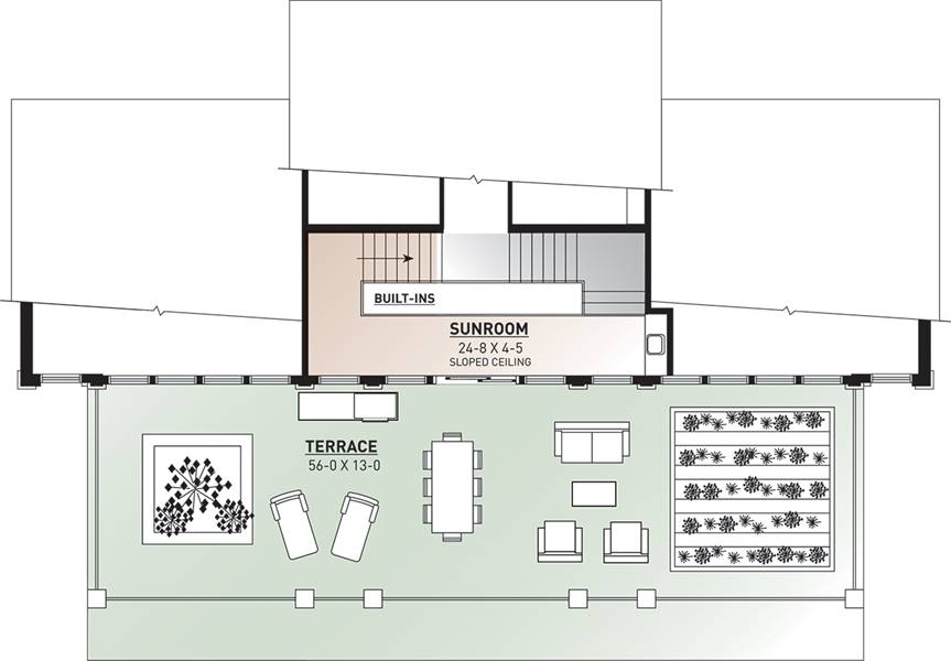 2nd Floor Plan image of Odessa House Plan