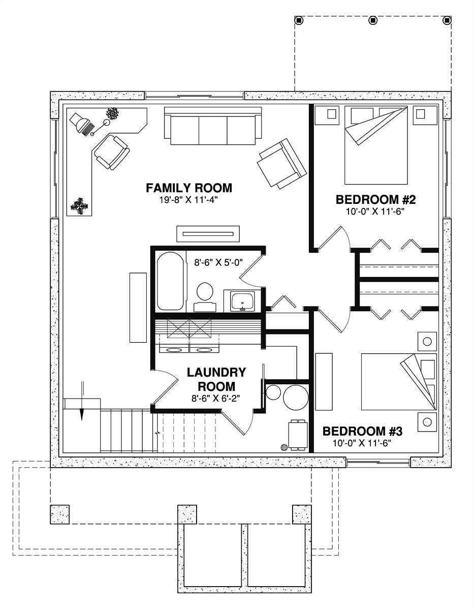 1st Floor image of Nordika House Plan
