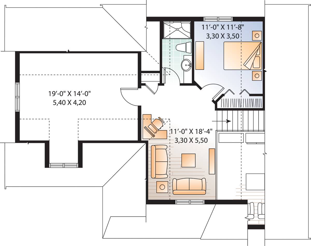 2nd Floor Plan image of Celeste 2 House Plan
