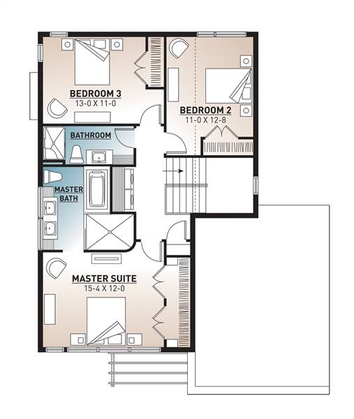 2nd Floor Plan image of Salinger 2 House Plan